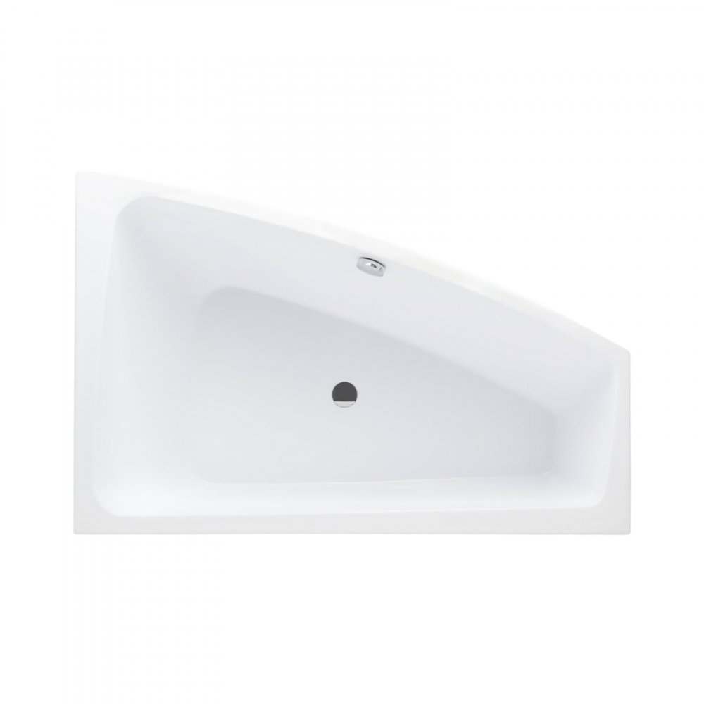 Cada de baie Sense II, asimetrica, stanga, alb 150 x 100 x 45 cm Fibrex [1]