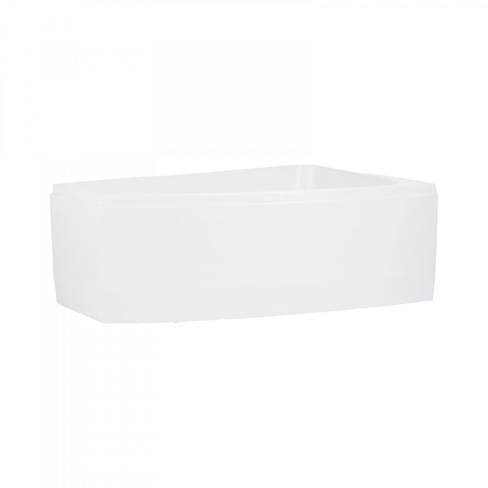Cada de baie Sense II, asimetrica, stanga, alb 150 x 100 x 45 cm Fibrex [2]