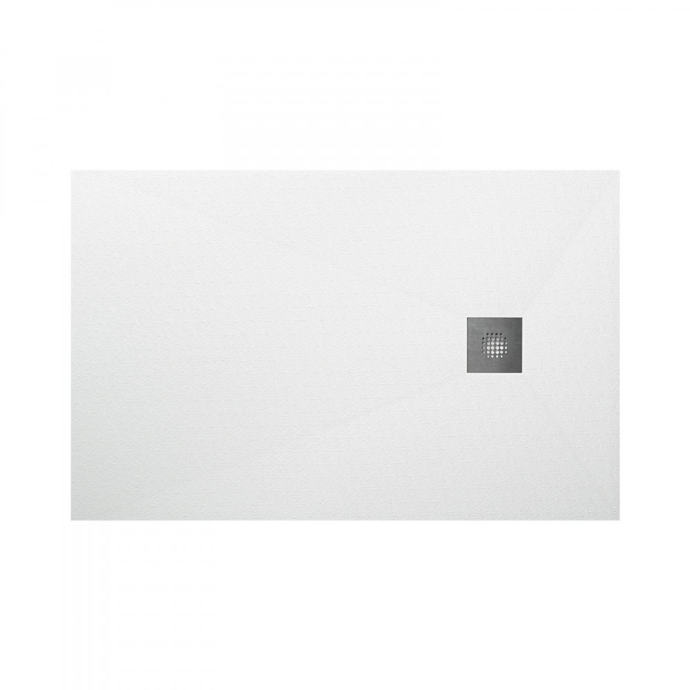 Cadita de dus slim ALUX, design picaturi, alb 140 x 90 cm Fibrex [1]
