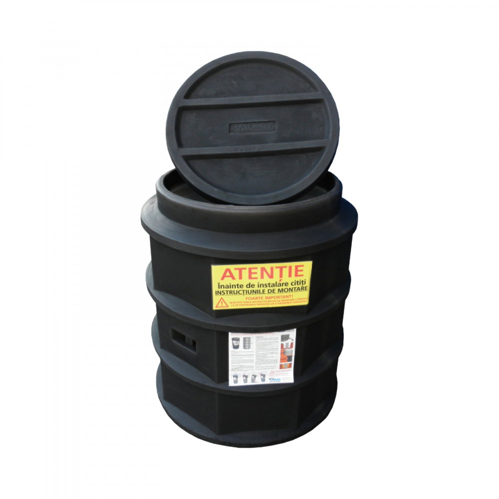 Camin apometru ECO VALWater D800 H1080 cu capac Valrom [1]