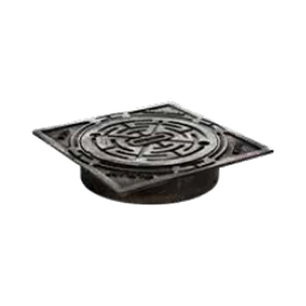 Capac cu rama din fonta VALPlast pas liber D.400 pentru tub PVC D.315 [1]