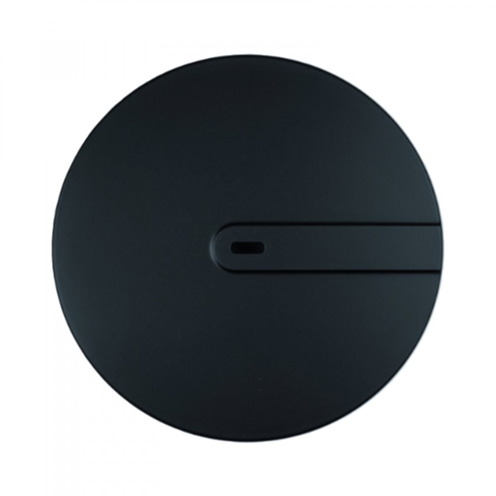 Capac sifon Slim Plus, ABS negru Dome WIRQUIN [1]