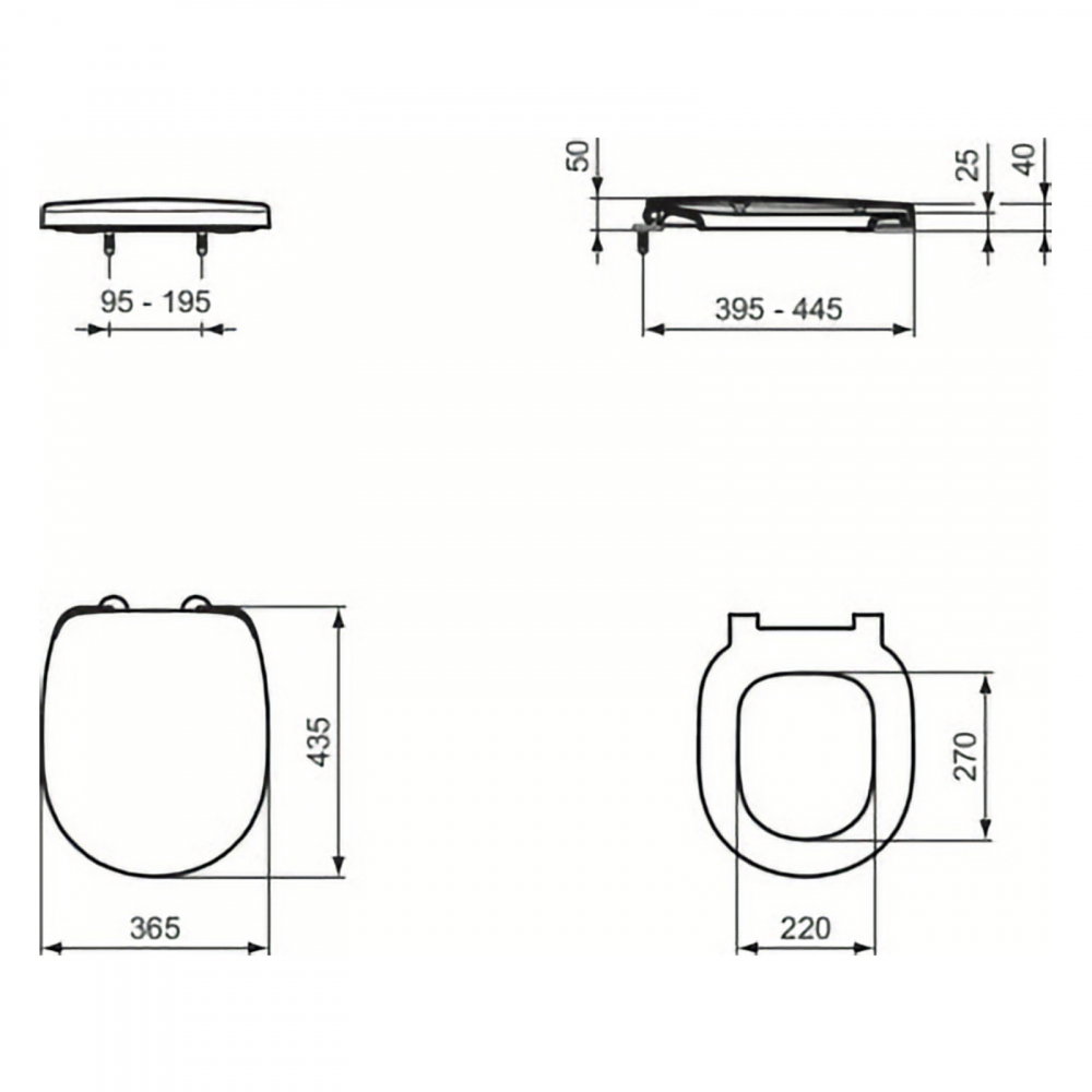 Capac vas WC, inchidere lenta Connect Space Ideal Standard [8]