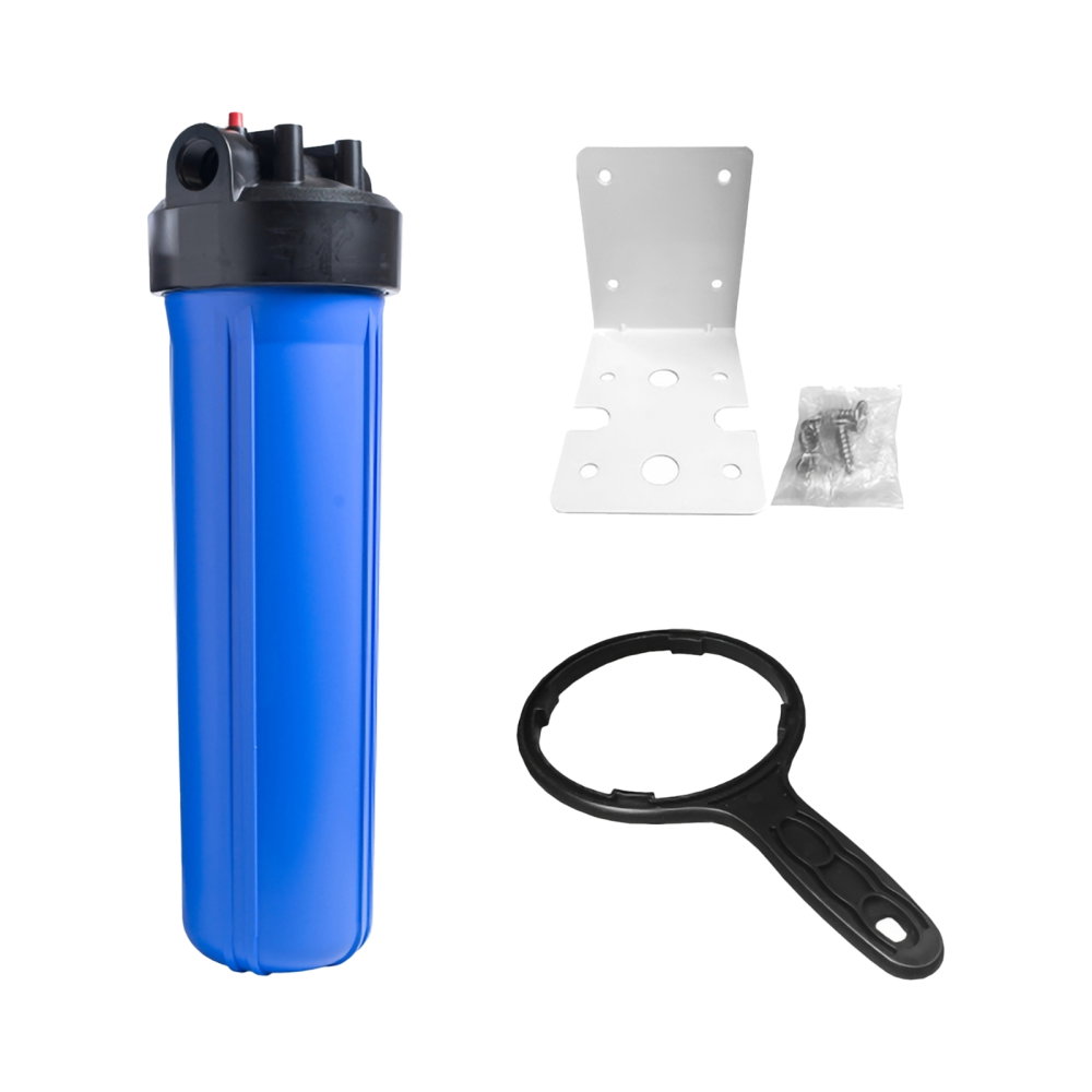 Carcasa filtru apa rece BB D20 "FI1" cu suport suruburi si cheie Pmax 6BAR Valrom [1]