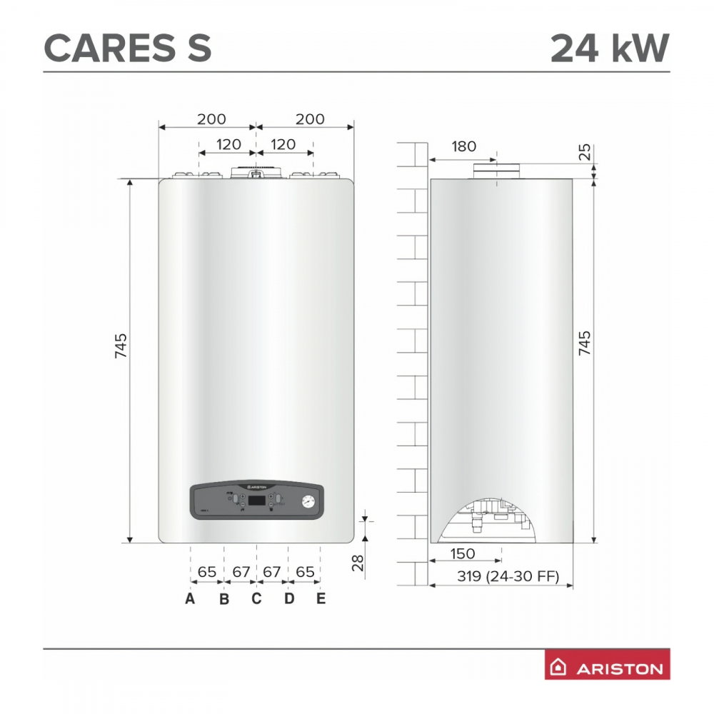 Centrala termica in condensare ARISTON Cares S 24 EU 24 kW [4]