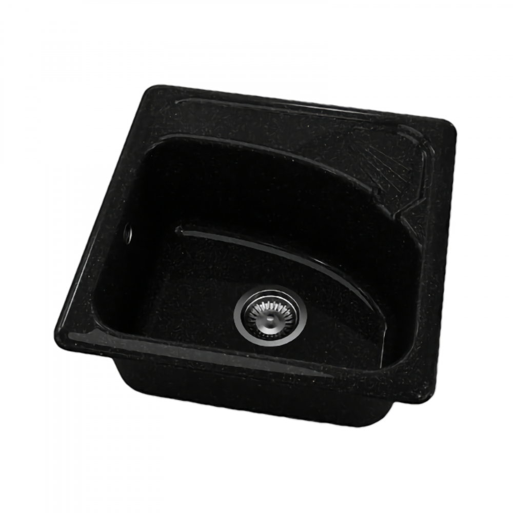 Chiuveta cu sapuniera 201422 GALAXY BLACK FAT [1]