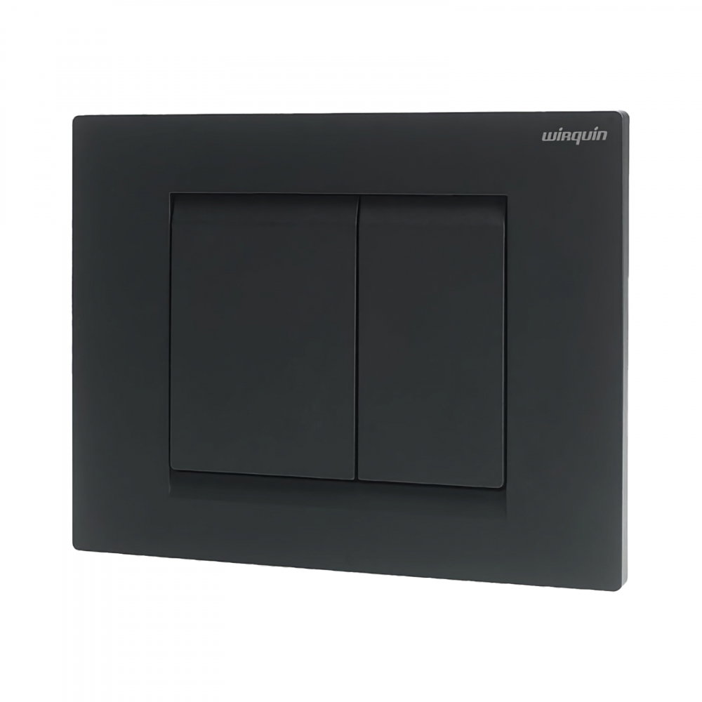 Placa de comanda negru mat, vopsita in camp electrostatic, cu dubla actionare WIRQUIN [1]