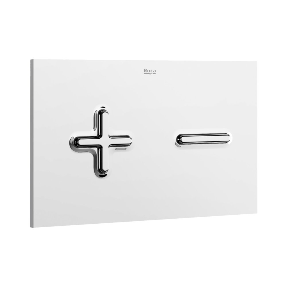 Clapeta dubla actionare crom pentru rezervor incastrat PL6 In-Wall Roca [1]