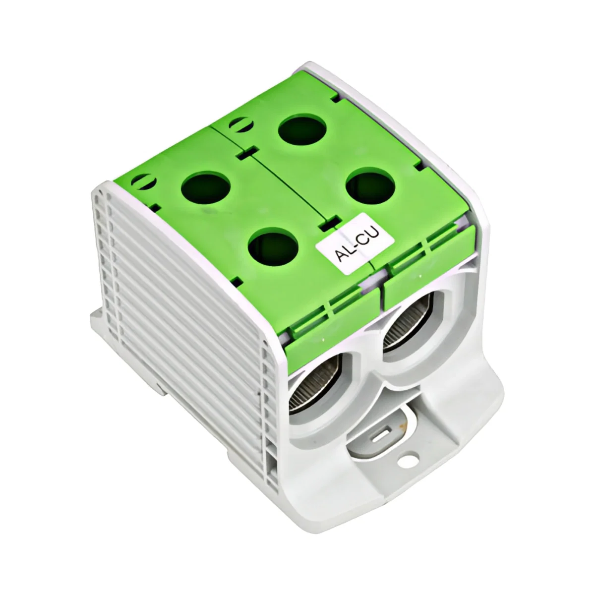 CLEMA DUBLA (2*1P) AL-CU, VERDE, 300MMP / 240MMP CU PIN [1]