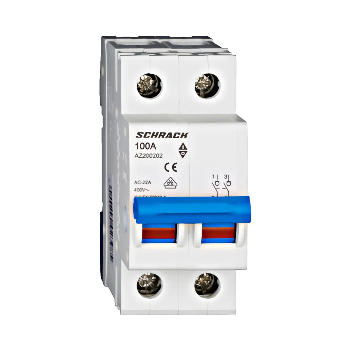 COMUTATOR PRINCIPAL MODULAR 100A, 2-POLI [1]