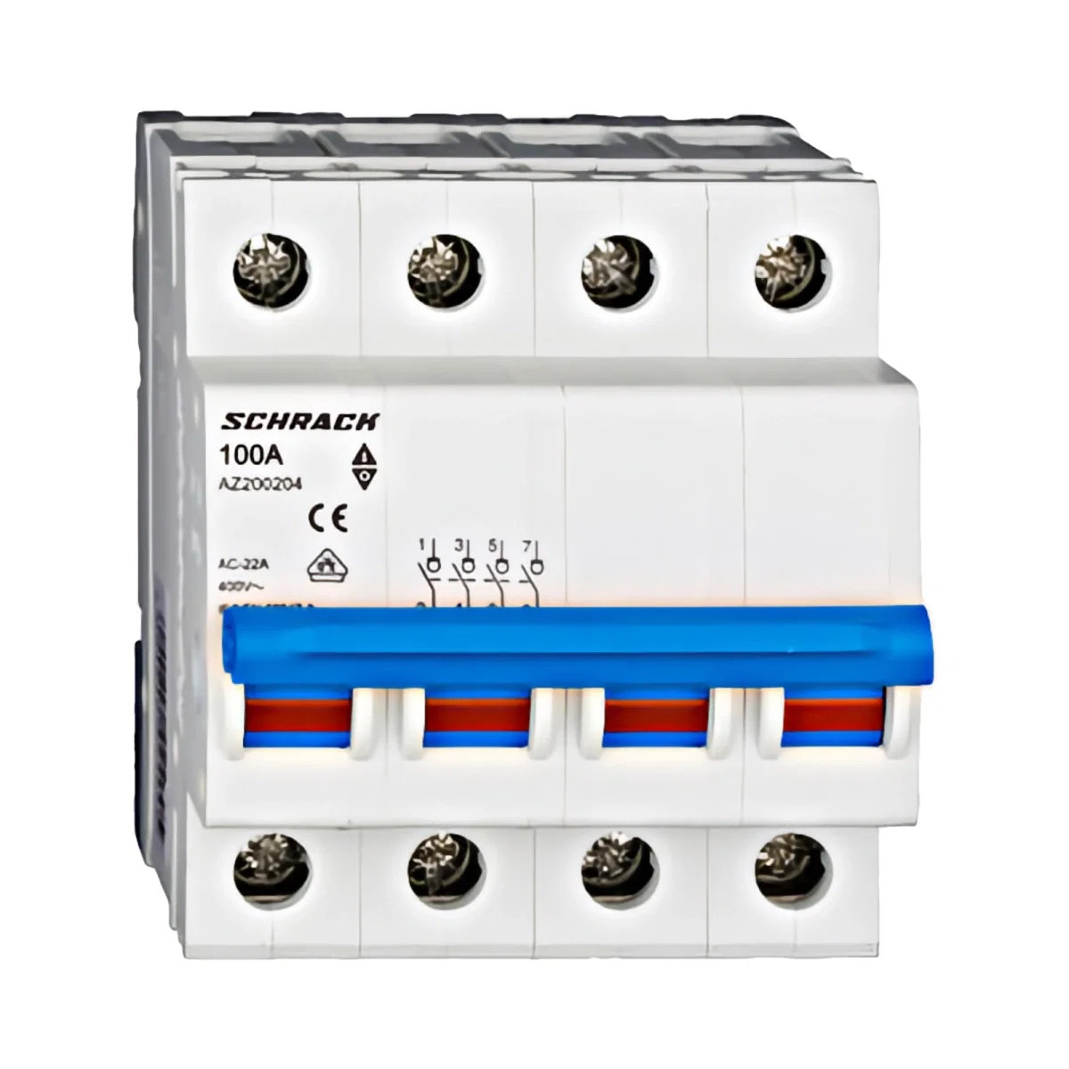 COMUTATOR PRINCIPAL MODULAR 100A, 4-POLI [1]