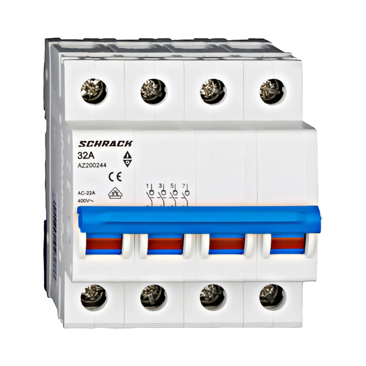 COMUTATOR PRINCIPAL MODULAR 32A, 4-POLI [1]