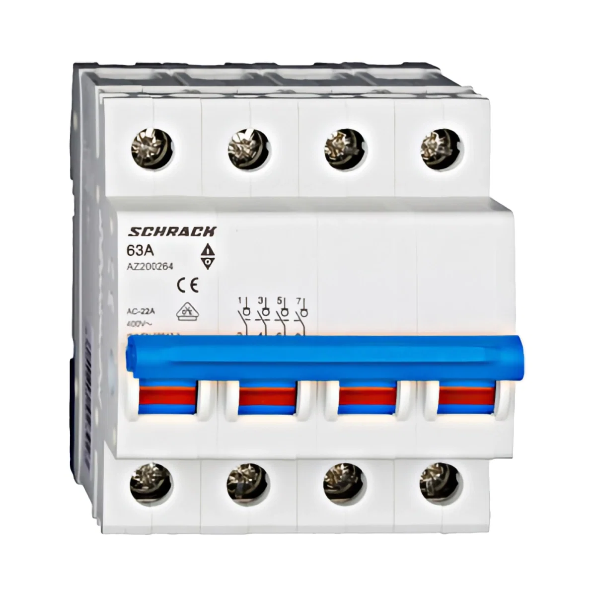 COMUTATOR PRINCIPAL MODULAR 63A, 4-POLI [1]