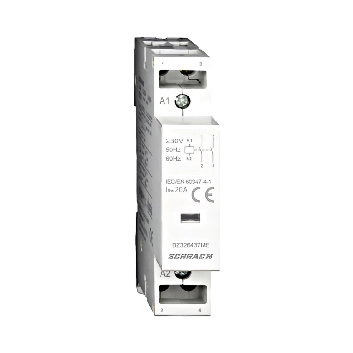 CONTACTOR MODULAR (1UH) 20A, 2ND, 230VCA, SERIA AMPARO [1]