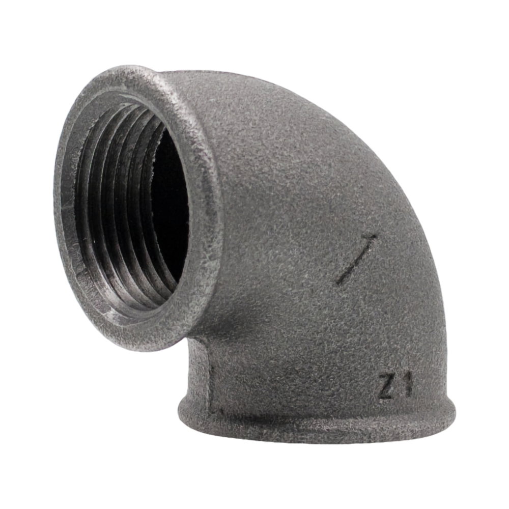 Cot 90 grade negru 1.1/2" filet interior - interior Klass [1]