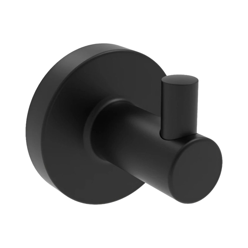 Cuier singur Alfa negru mat [1]