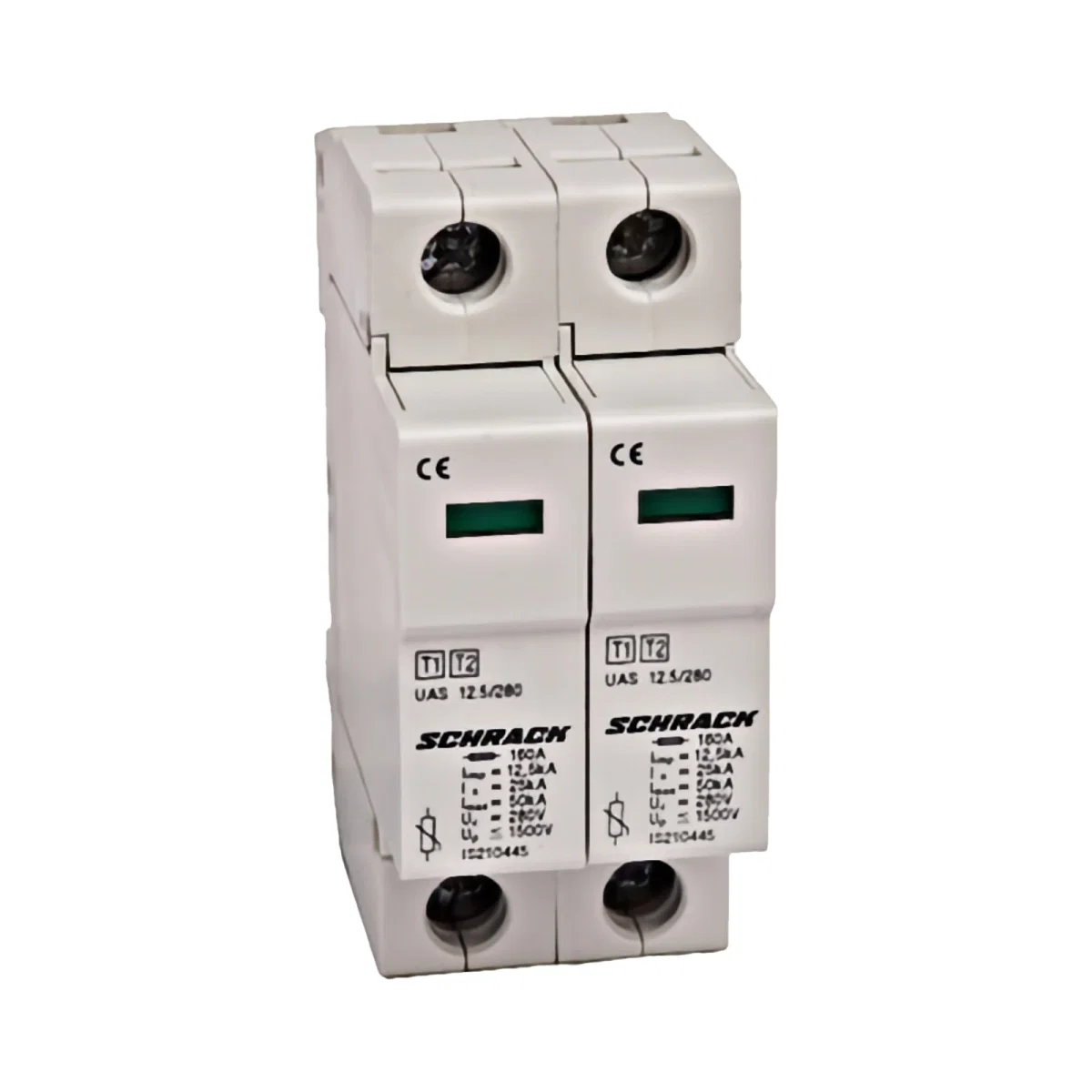DESCARCATOR COMPLET T1+T2/BC 2+0, 12,5 KA/280V - SERIA UAS [1]