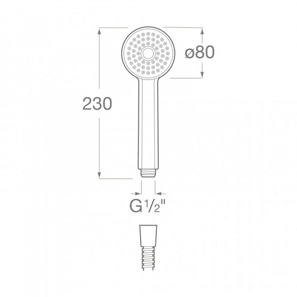 Para de dus cu o functie Stella 8 cm Roca [3]