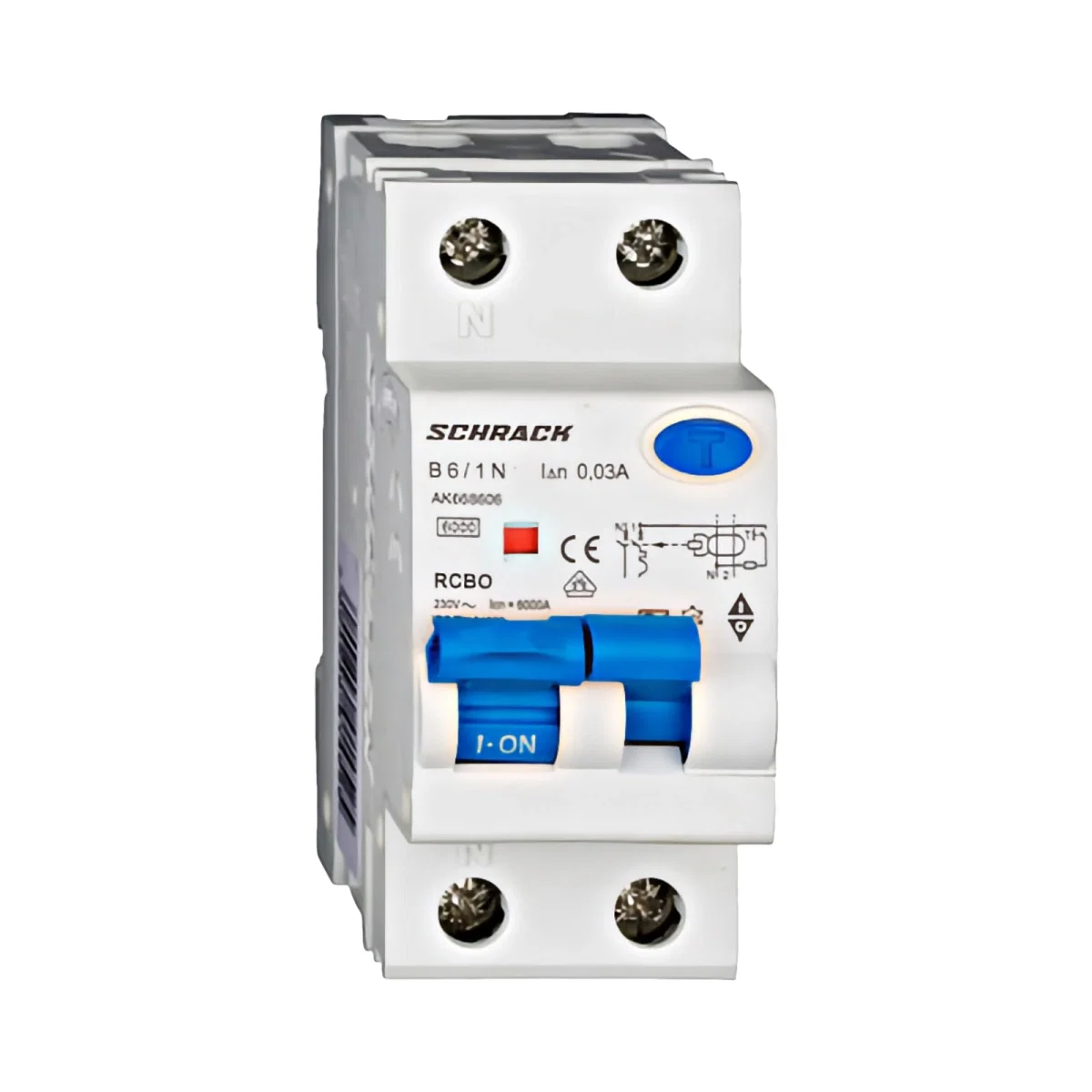 Intreruptor automat diferential Schrack AMPARO 1P+N B 6A 30mA tip A 6kA [1]