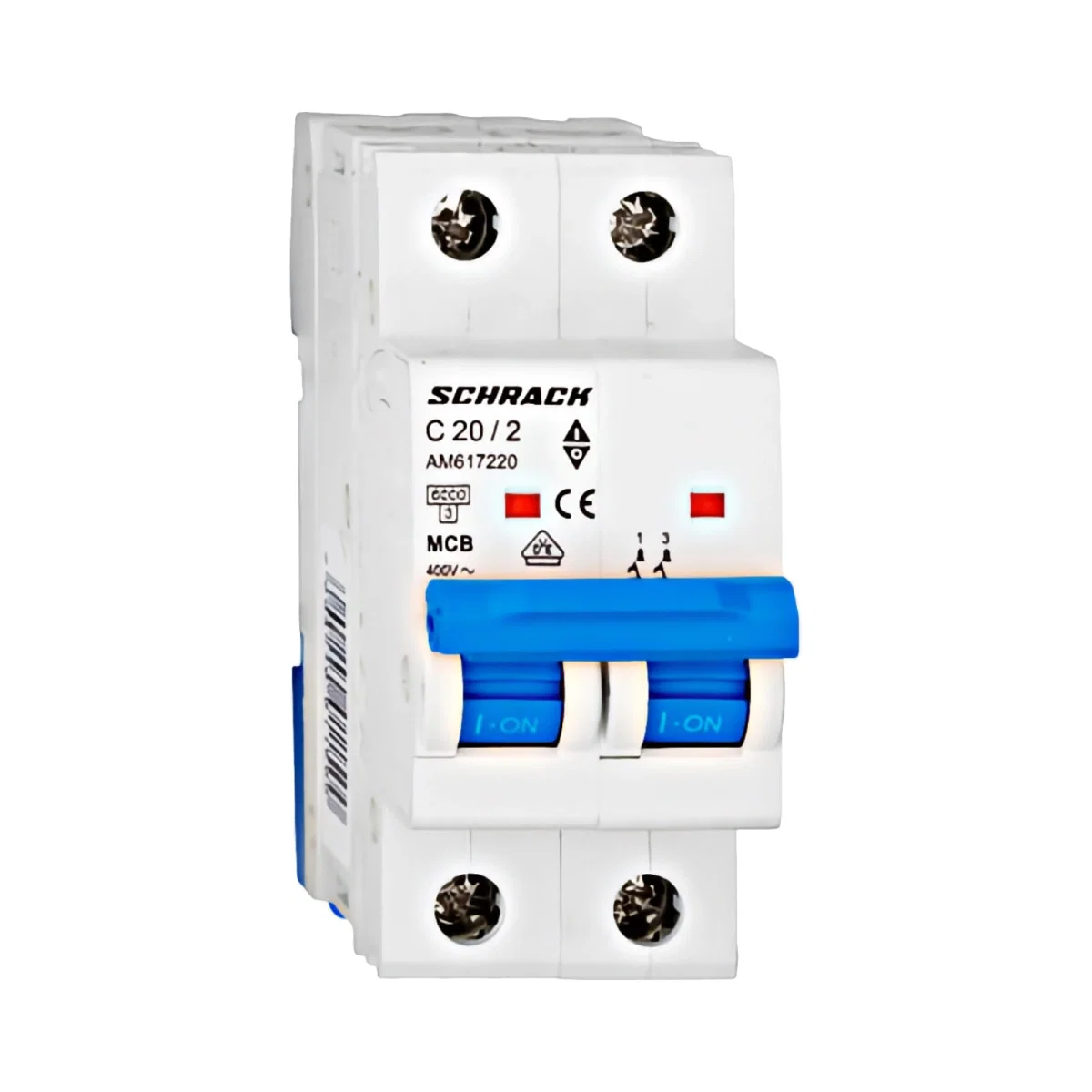 INTRERUPTOR AUTOMAT MODULAR (MCB) AMPARO 6KA, C 20A, 2-POLI [1]