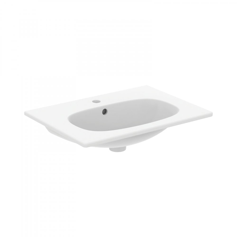Lavoar 600 mm TESI pentru montaj pe mobilier alb mat Ideal Standard [1]