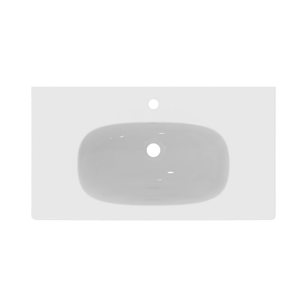 Lavoar 80 cm TESI pentru montaj pe mobilier alb Ideal Standard [5]