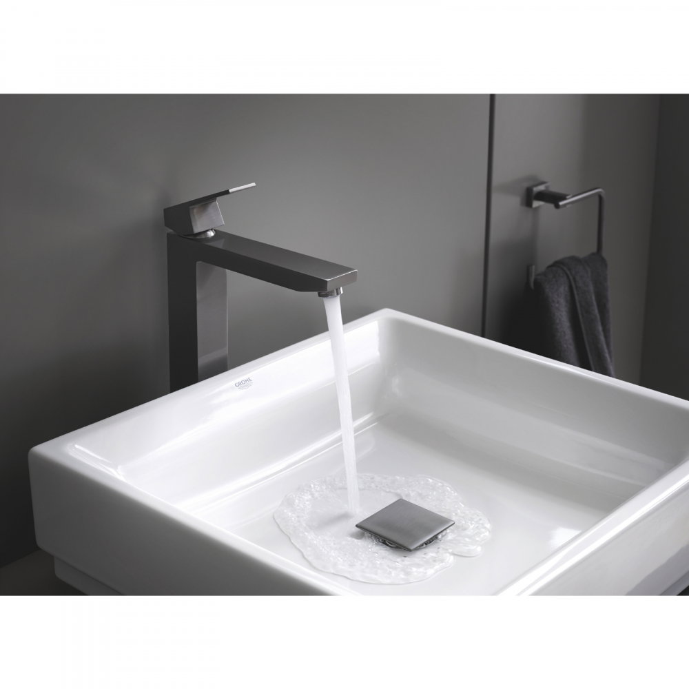 Lavoar Grohe Cube Ceramic, pe blat, 500 x 470, PureGuard, alb [3]