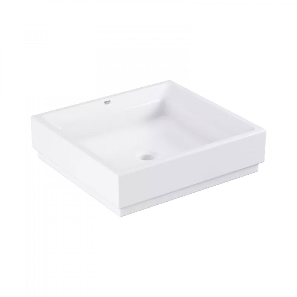 Lavoar Grohe Cube Ceramic, pe blat, 500 x 470, PureGuard, alb [1]