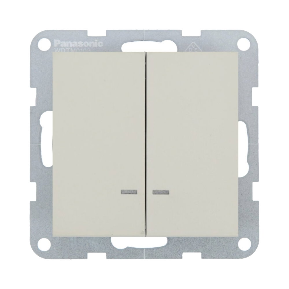 Mecanism comutator cu LED mecanic Karre Plus 55 Soft Touch Sandstone [1]