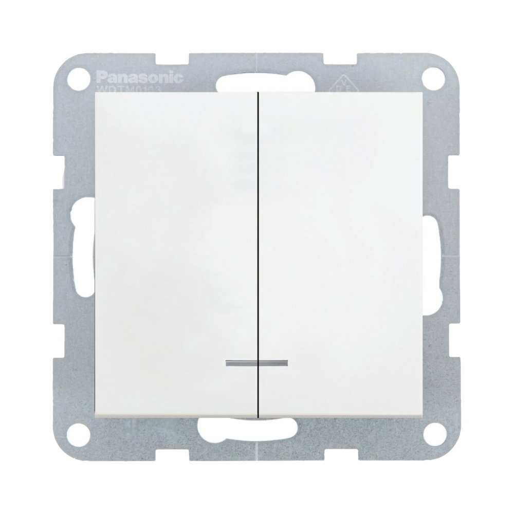 Mecanism comutator cu LED mecanic Karre Plus 55 Alb [1]