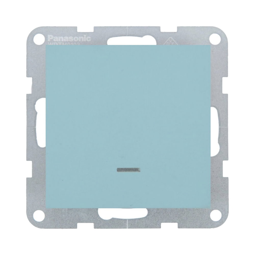 Mecanism intrerupator cu LED Karre Plus 55 Soft Touch Turcoaz [1]