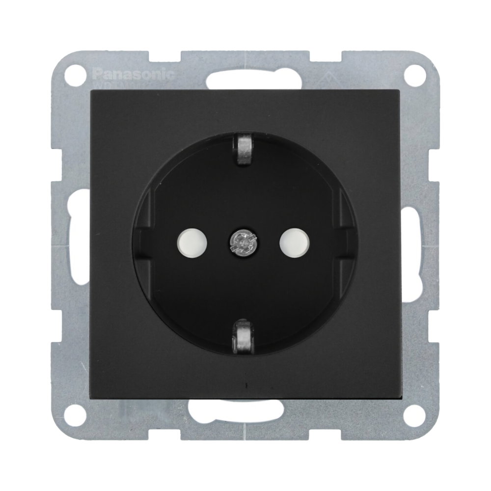 Mecanism priza Schuko cu protectie pentru copii si Quick Connect Karre Plus 55 Fumuriu [1]