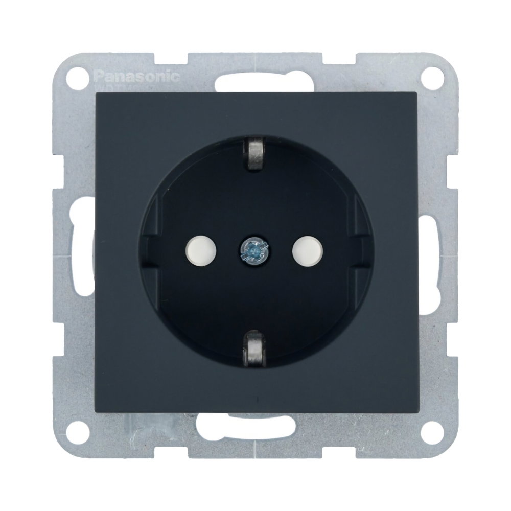 Mecanism priza Schuko cu protectie pentru copii si Quick Connect Karre Plus 55 Soft Touch Night [1]