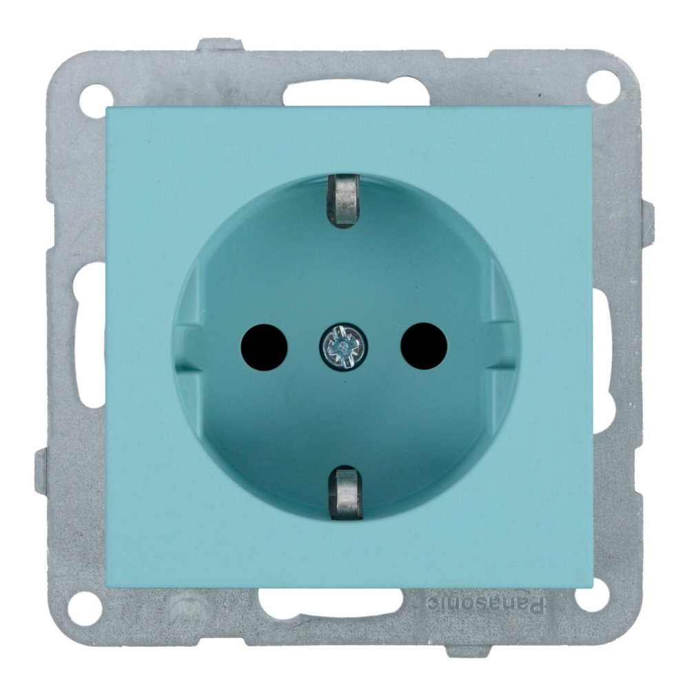 Mecanism priza Schuko QC Karre Plus 55 Soft Touch Turcoaz [1]