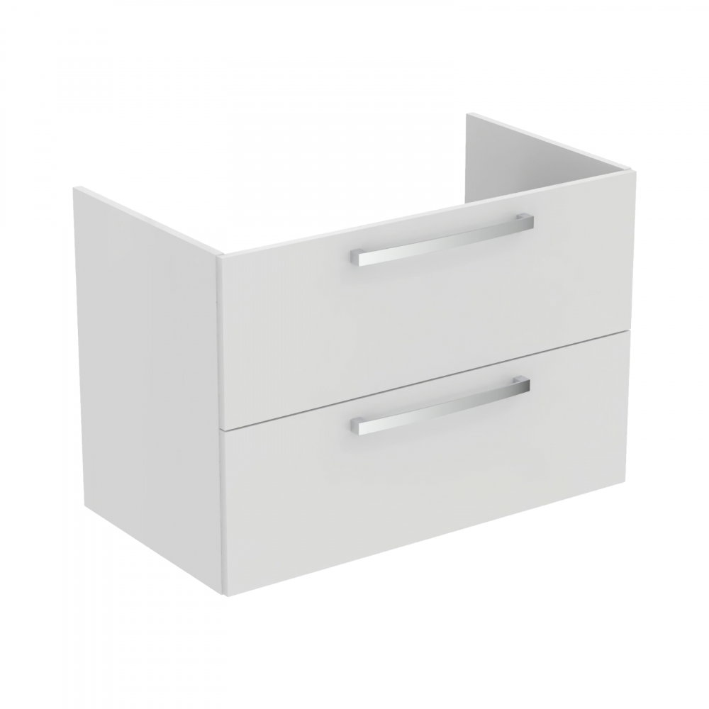 Mobilier TEMPO 800 mm suspendat 2 sertare alb lucios Ideal Standard [1]