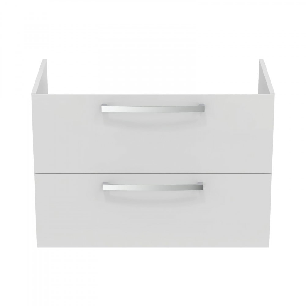 Mobilier TEMPO 800 mm suspendat 2 sertare alb lucios Ideal Standard [2]