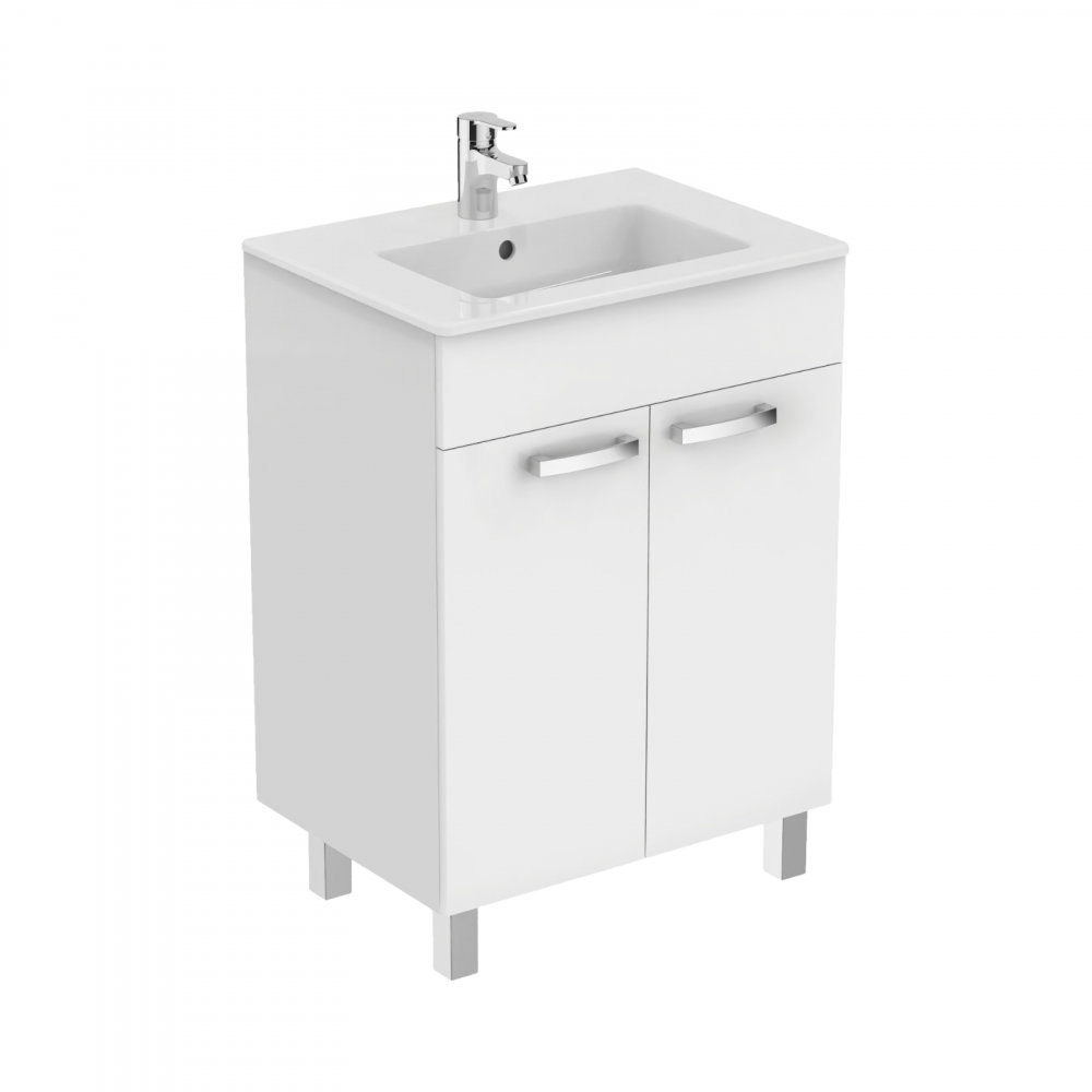 Mobilier TEMPO stativ 2 usi 600 mm alb lucios Ideal Standard [2]