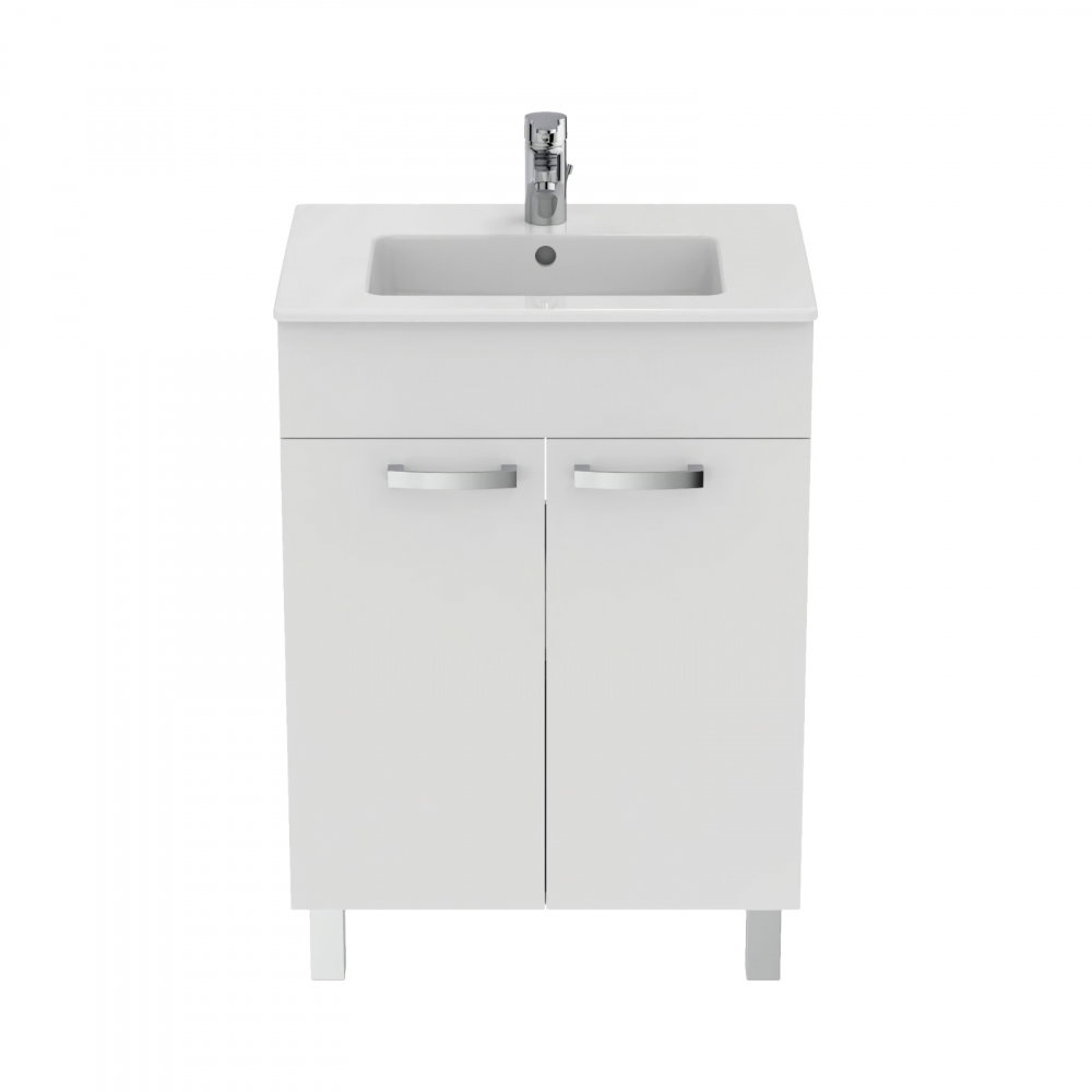 Mobilier TEMPO stativ 2 usi 600 mm alb lucios Ideal Standard [3]