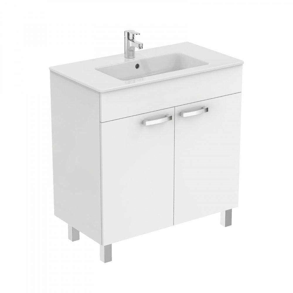 Mobilier TEMPO stativ 2 usi 800 mm alb lucios Ideal Standard [2]