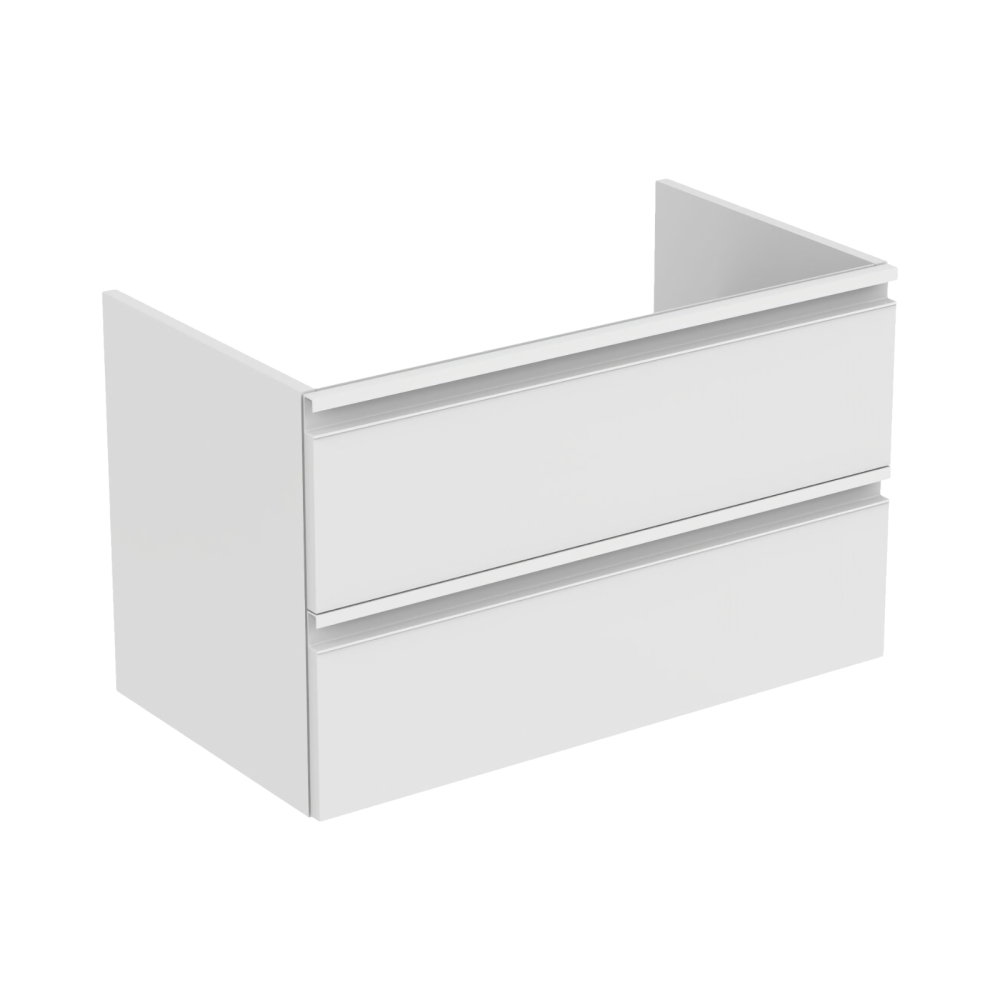 Mobilier TESI 2 sertare alb lucios 80 cm Ideal Standard [1]