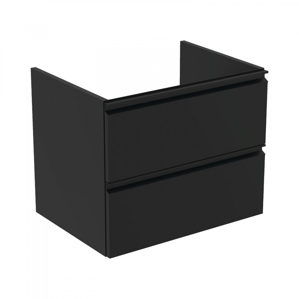 Mobilier TESI 2 sertare negru mat 60 cm Ideal Standard [1]