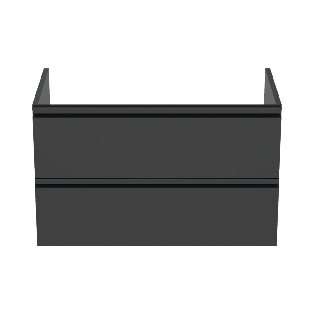 Mobilier TESI 2 sertare negru mat 80 cm Ideal Standard [2]
