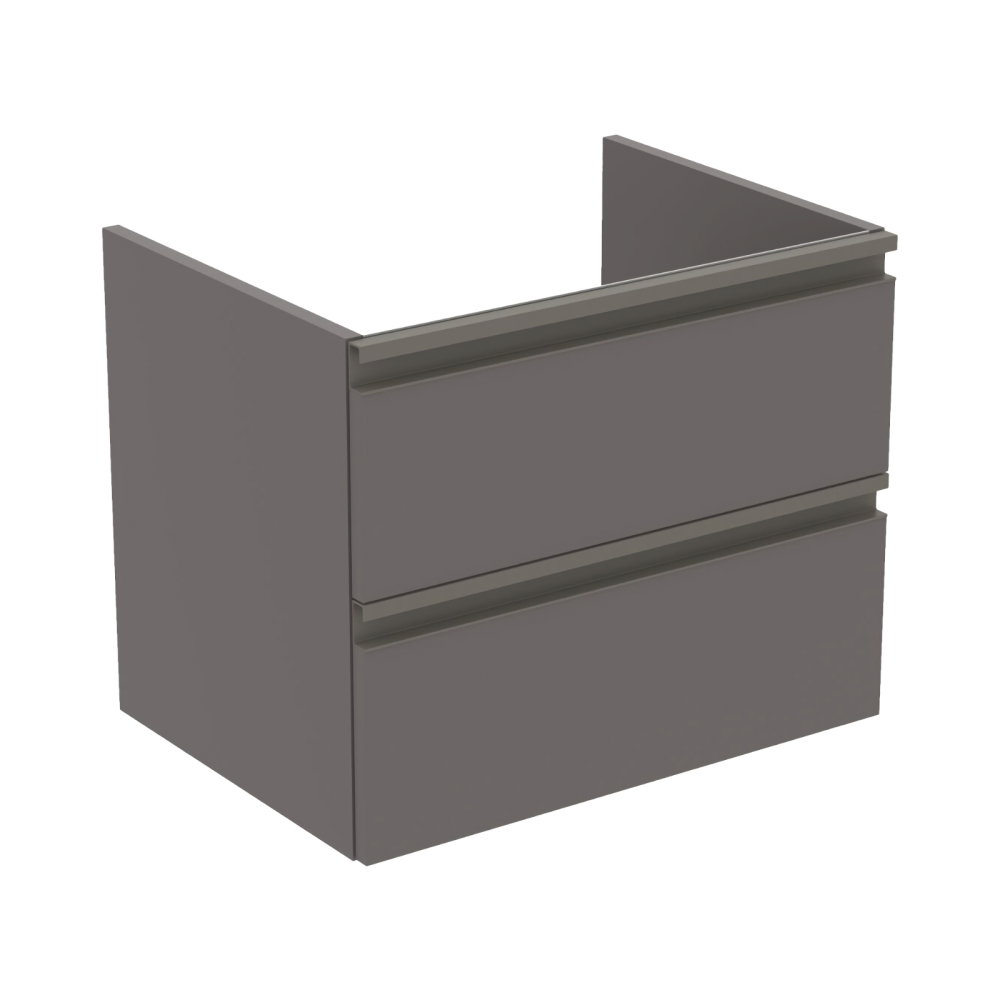 Mobilier TESI 2 sertare taupe (grej) inchis mat 60 cm Ideal Standard [1]