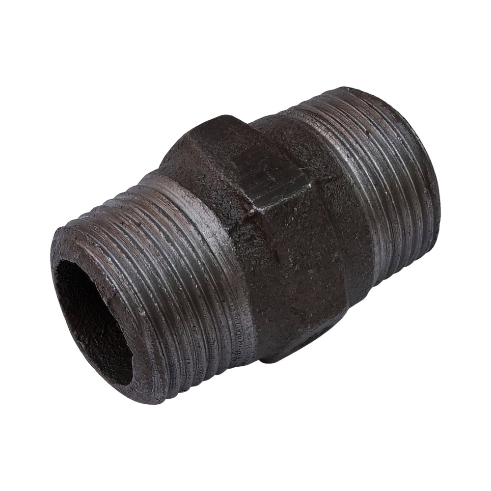 Niplu negru 3/4" filet exterior [1]