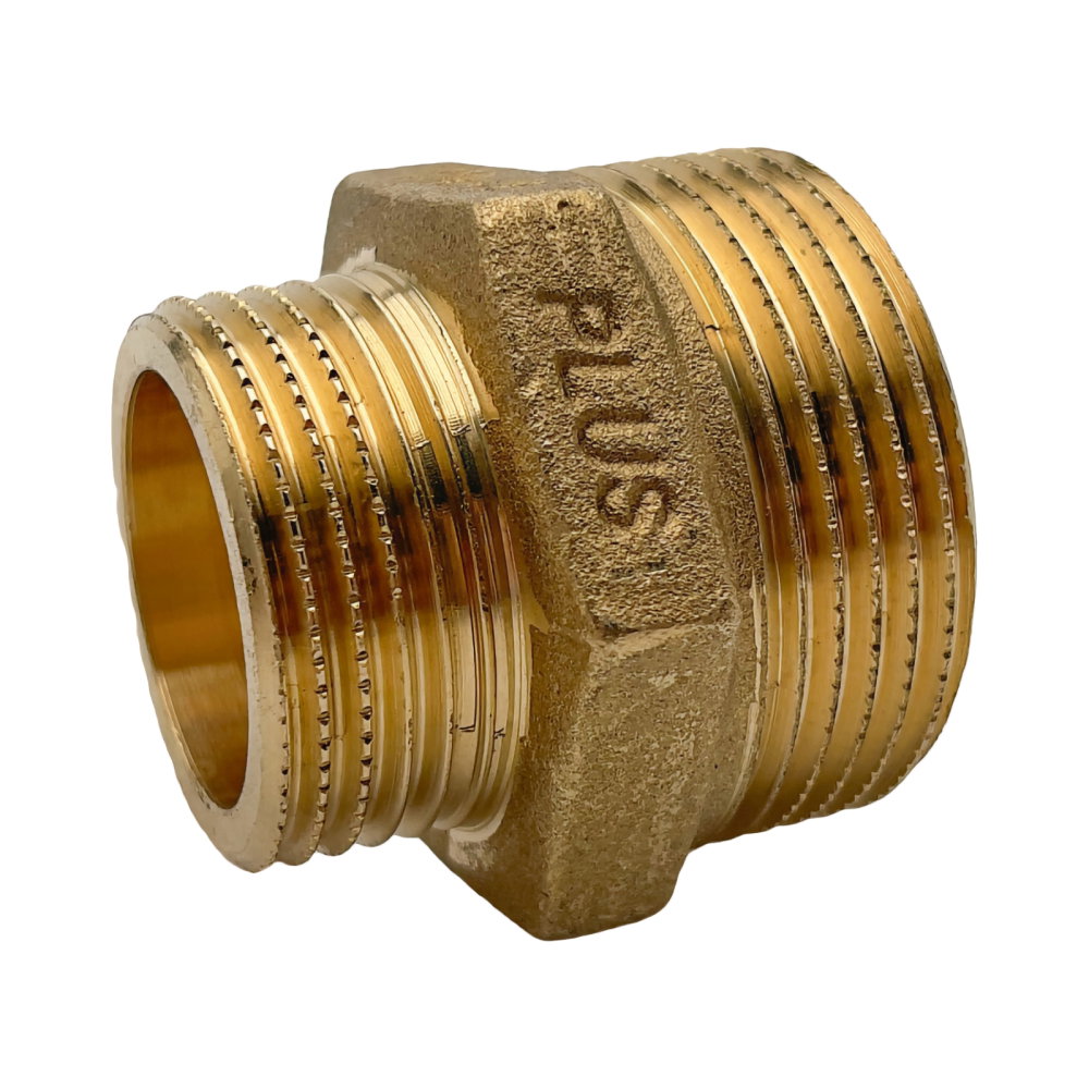 Niplu redus alama 1" x 3/4" Plus CherBros [1]