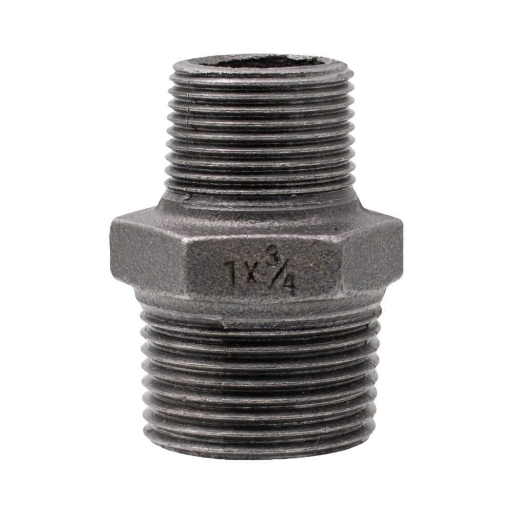 Niplu redus negru 1 x 3/4" filet exterior Klass [1]