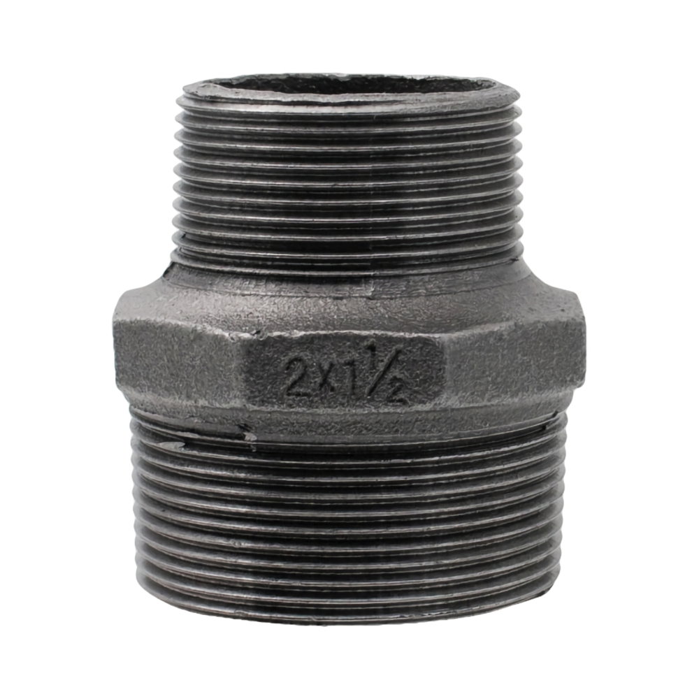 Niplu redus negru 2 x 1.1/2" filet exterior Klass [1]