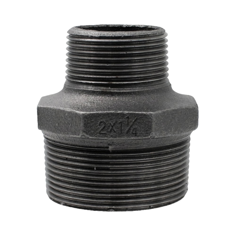 Niplu redus negru 2 x 1.1/4" filet exterior Klass [1]