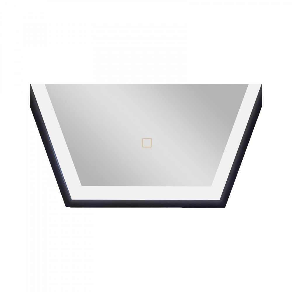 Oglinda cu iluminare LED, rama Negru-Mat, SOHO Sanotechnik [2]