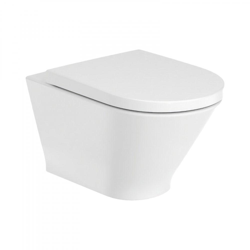 Pachet 5 bucati WC The Gap Round Rimless prinderi complet ascunse Roca [3]